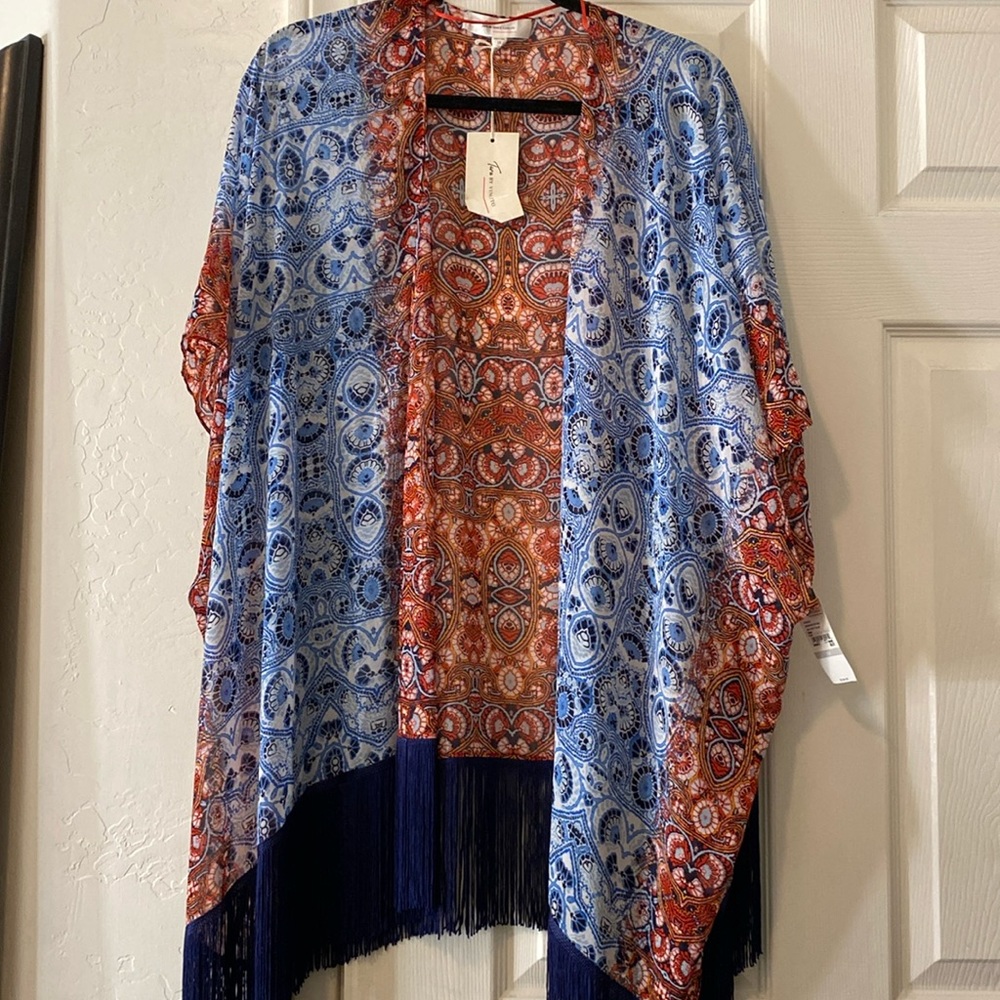 Brand new boho shawl kimono by Vince Camuto.